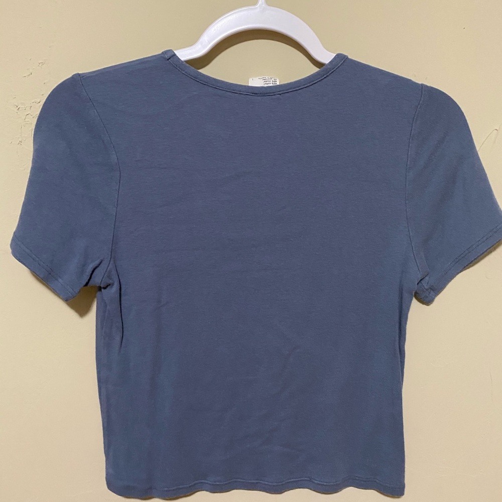 Blue Crop Top - Picture 2 of 2